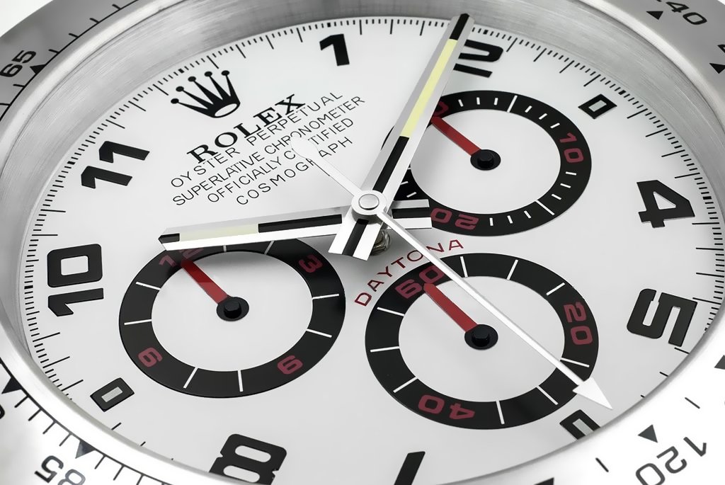 Rolex Daytona Series,Silver | Wall Clock - Image 4