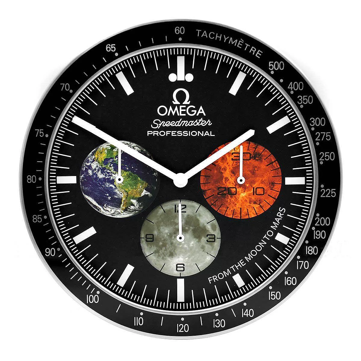 Omega Speedmaster Moon to Mars | Wall Clock