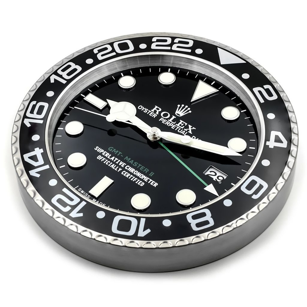 Rolex GMT Master Series,Black | Wall Clock - Image 3