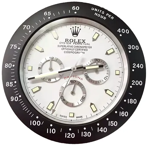 Rolex Daytona Panda Series ,Black & White | Wall Clock - Image 4