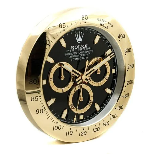 Rolex Wall Clock Daytona Series,Gold & Black - Image 2