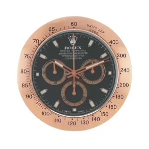 Rolex Wall Clock Daytona Series,Rose Gold & Black