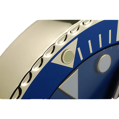 Rolex Submariner Series,Blue & Gold | Wall Clock - Image 4