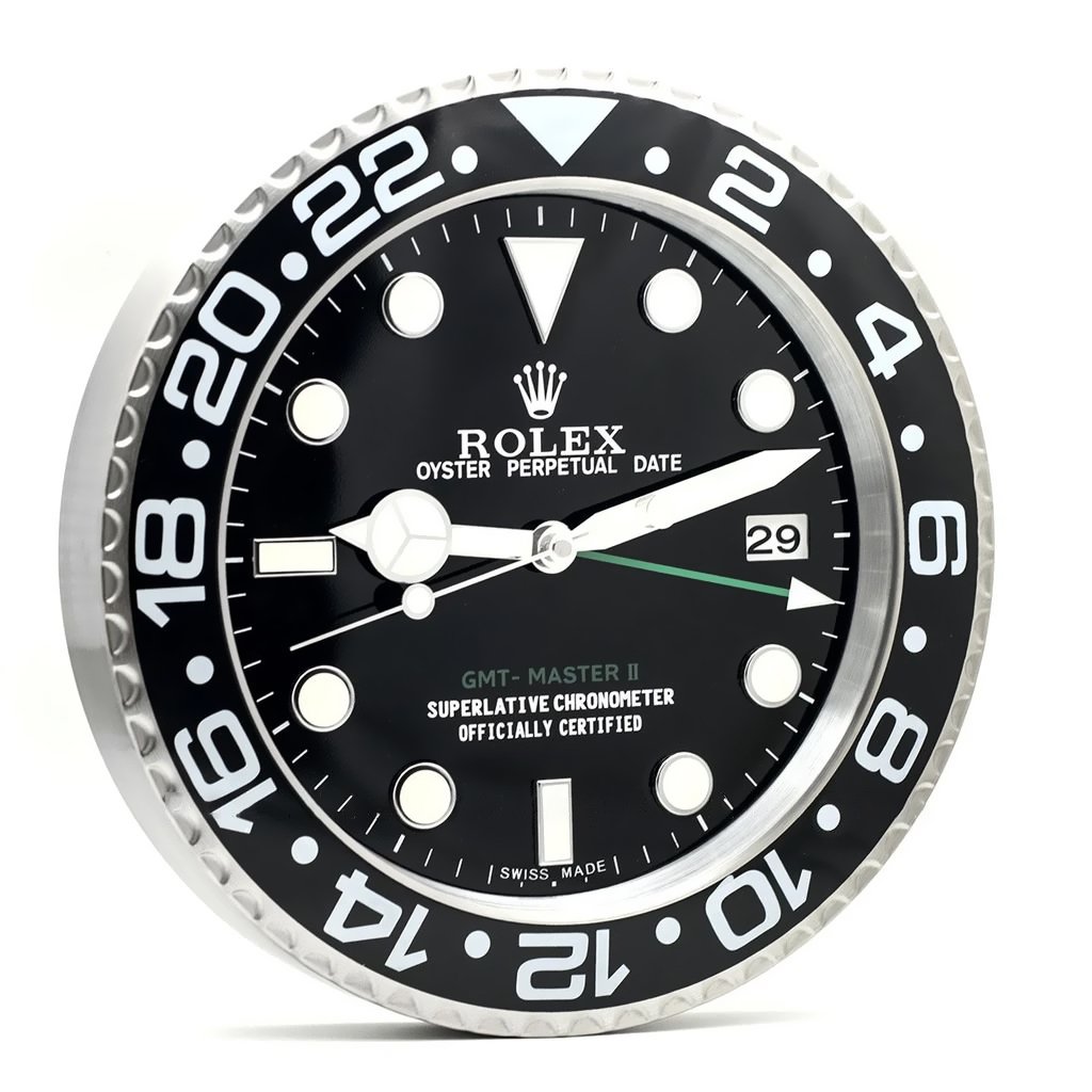 Rolex GMT Master Series,Black | Wall Clock - Image 2