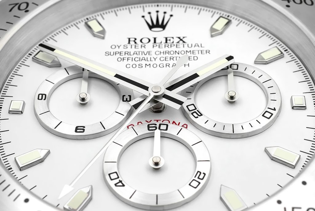 Rolex Wall Clock Daytona Series ,Silver & White - Image 4