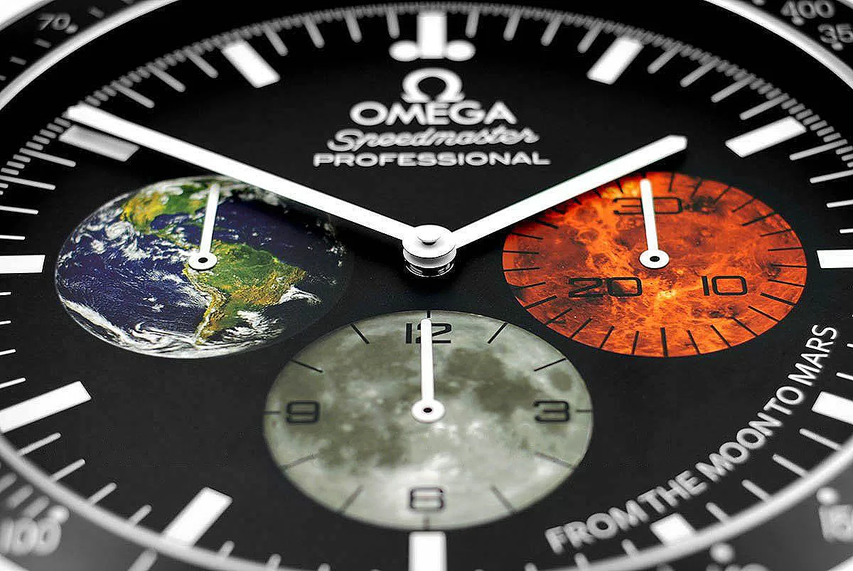 Omega Speedmaster Moon to Mars | Wall Clock - Image 3