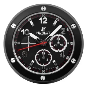 Hublot Big Bang Black Wall Clock