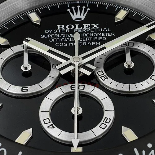 Rolex Daytona Series , Black | Wall Clock - Image 4