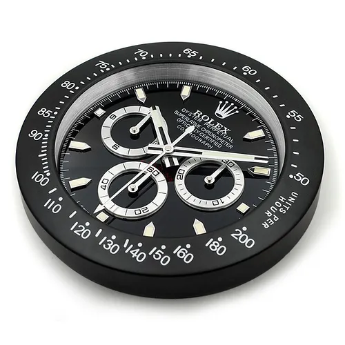 Rolex Daytona Series , Black | Wall Clock - Image 3