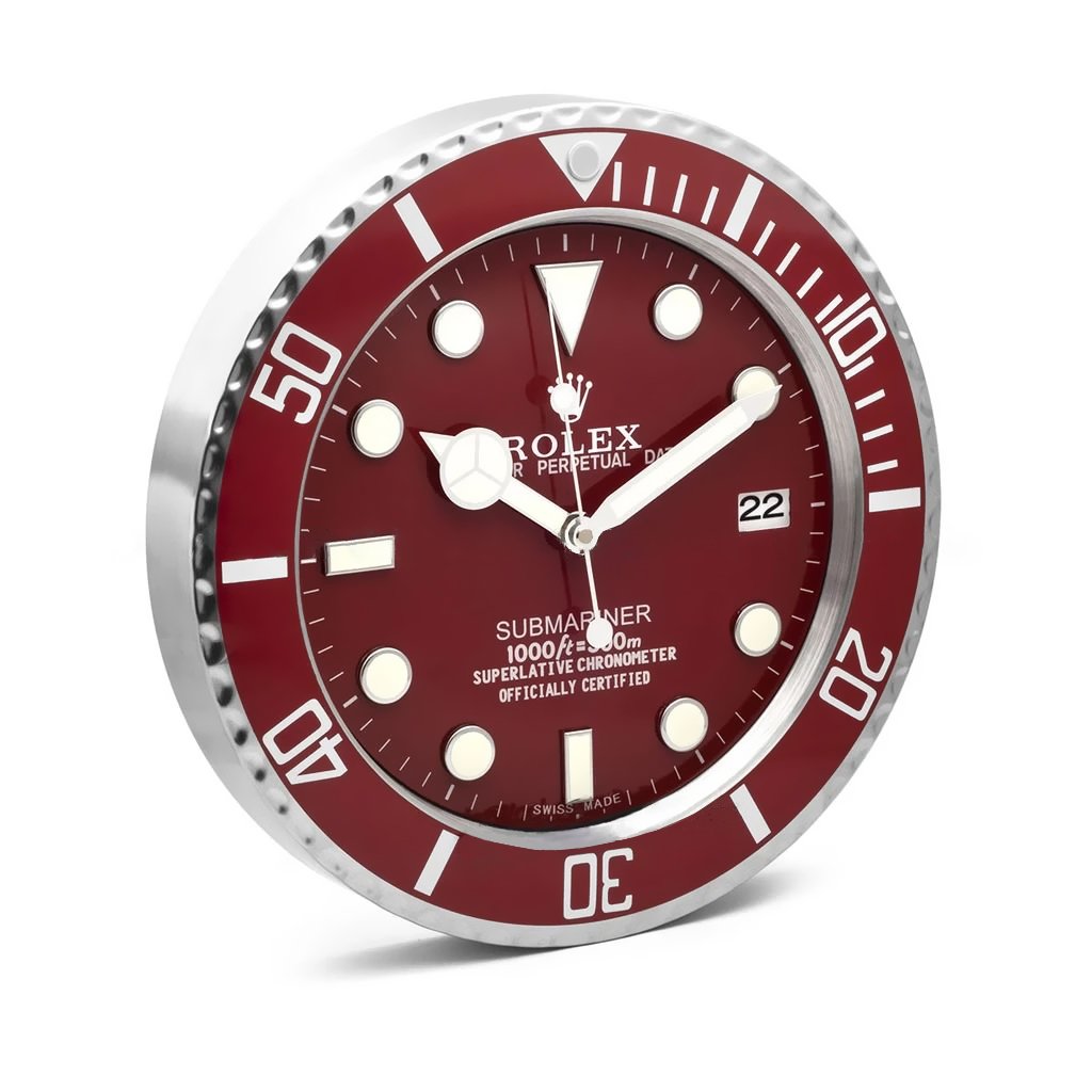 Rolex Submariner Series,Red | Wall Clock - Image 2
