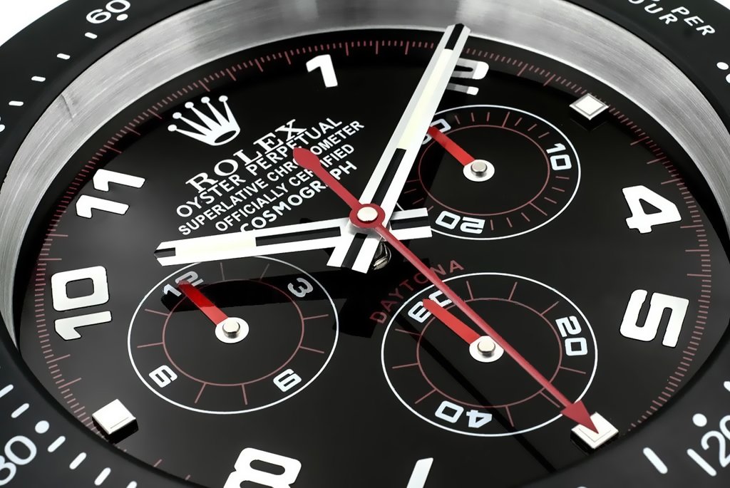 Rolex Daytona Series,Black | Wall Clock - Image 3