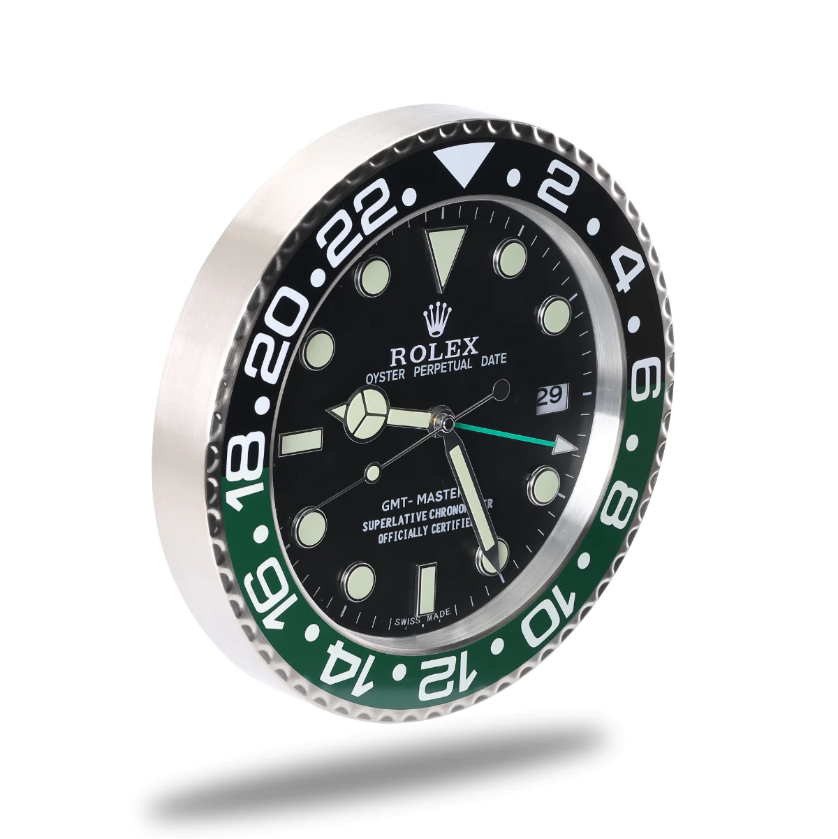 Rolex GMT Master Series,Black & Green | Wall Clock - Image 2