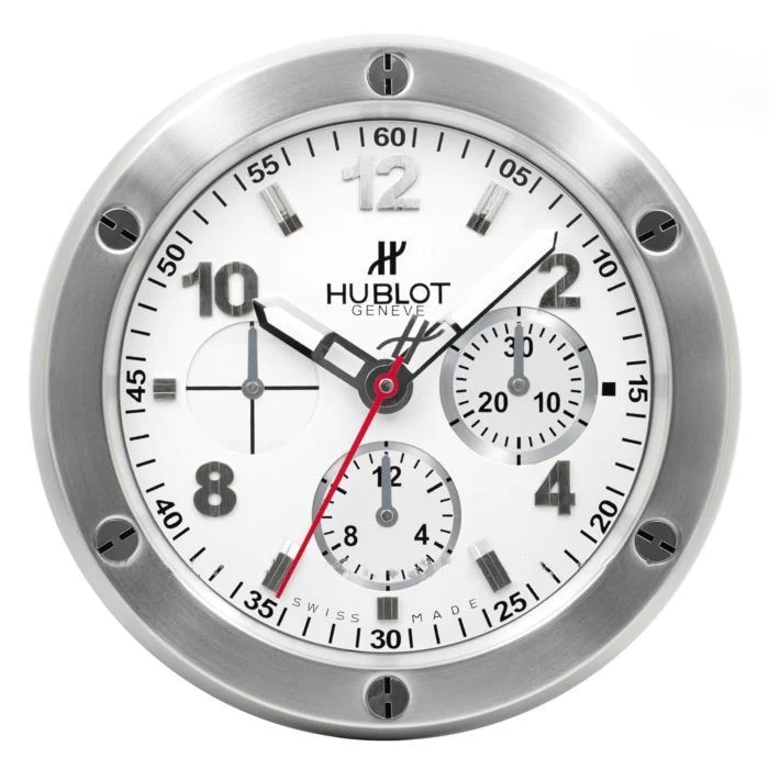 Hublot Big Bang Series ,Silver & White Wall Clock