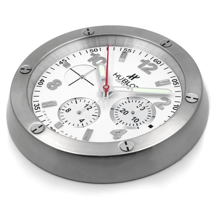 Hublot Big Bang Series ,Silver & White Wall Clock - Image 2
