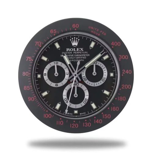 Rolex Daytona Series , Black & Red | Wall Clock