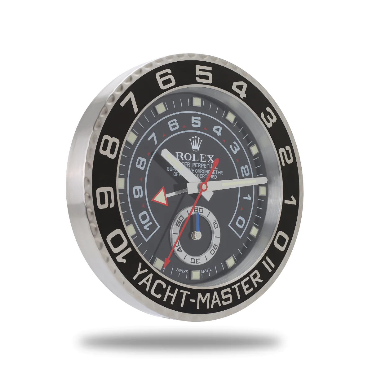 Rolex Yacht Master ll ,Black | Wall Clock - Image 2