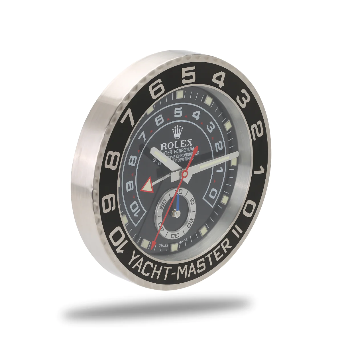 Rolex Yacht Master ll ,Black | Wall Clock - Image 3