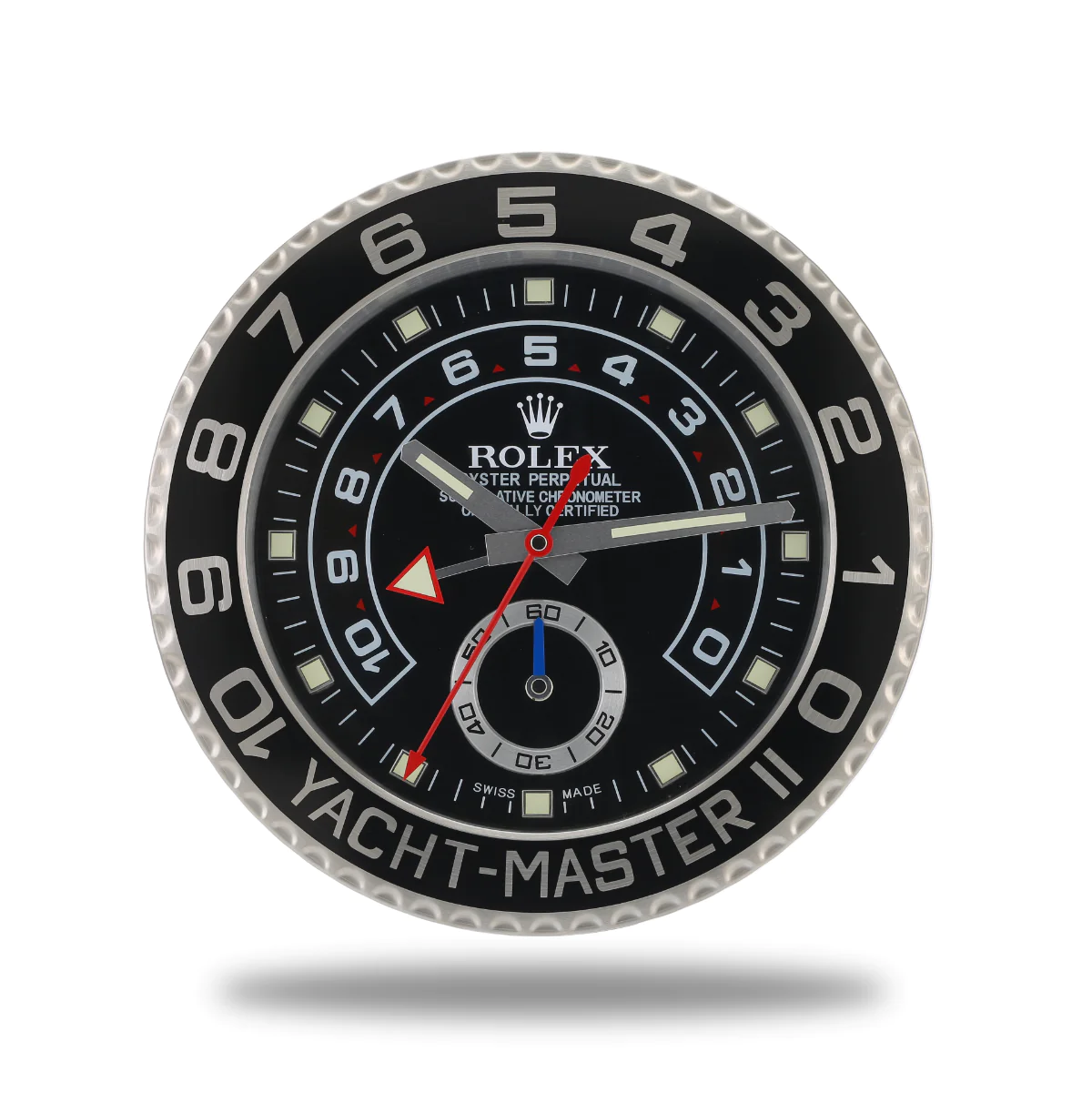 Rolex Yacht Master ll ,Black | Wall Clock