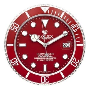 Rolex Submariner Series,Red | Wall Clock