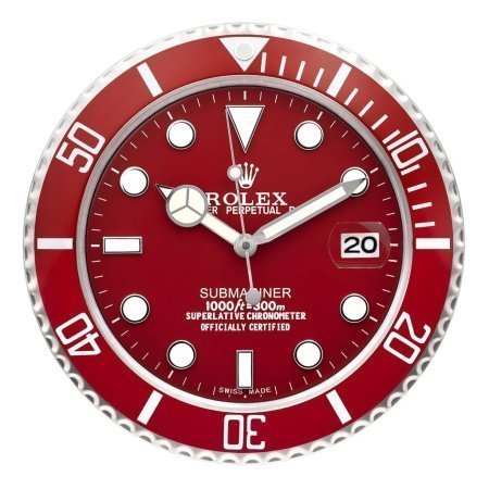 Rolex Submariner Series,Red | Wall Clock