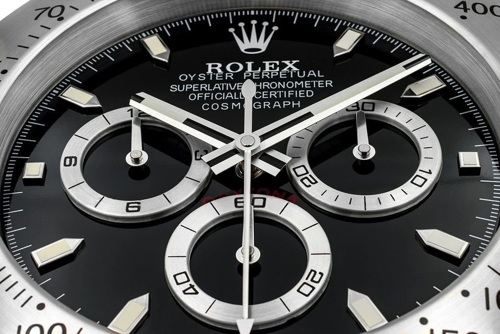 Rolex Wall Clock Daytona Series ,Silver & White - Image 4
