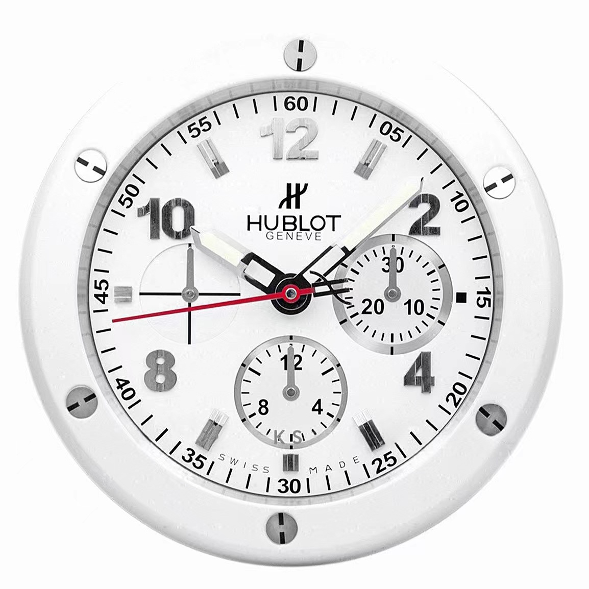 Hublot Big Bang White Wall Clock