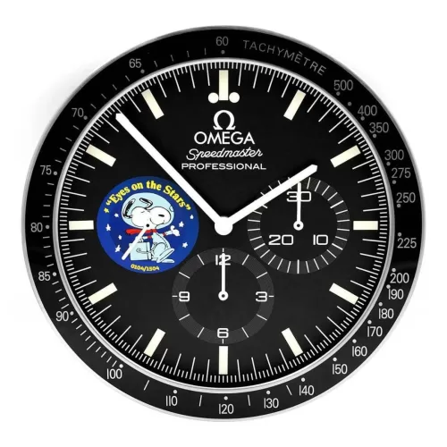 Omega Wall Clock Inspired Speedmaster Moonwatch
