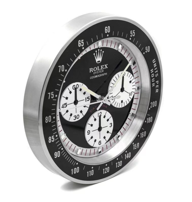 Rolex Daytona Paul Newman Wall Clock | White Logo