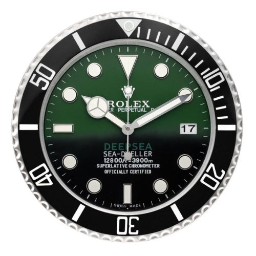 Rolex Deepsea Wall Clock I Green & Black Sea-Dweller