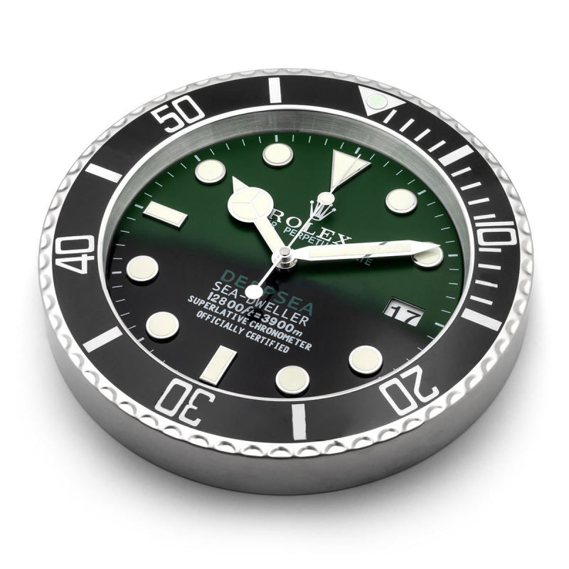 Rolex Deepsea Wall Clock I Green & Black Sea-Dweller - Image 3