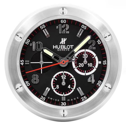 Hublot Big Bang Wall Clock | Silver & Black